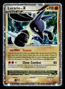 Lucario LV.X DP12 Promo Diamond & Pearl Promo Pokemon MP - Image 1
