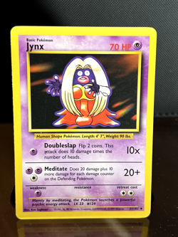Pokemon TCG Jinx Base Set Unlimited 031/102 - LP - WOTC VINTAGE - Image 1