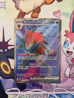 N's Zoroark ex 175/159 Ultra Rare Full Art - Pokemon TCG Journey Together - Image 1