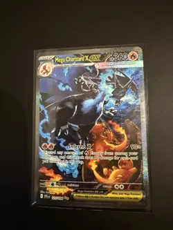 Mega Charizard X EX SIR 125/094 (English) Phantasmal Flames Pokemon TCG - Image 2