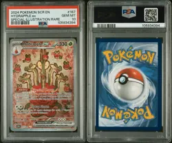 2024 Pokemon Hydrapple ex #167/142 PSA 10 GEM MINT Special Illustration Rare SCR - Image 3