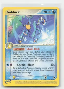 Pokemon Golduck Normal - Sandstorm 17/100 - NM - Image 1