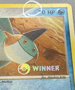 Pokemon Marshtomp #011 - Winner - 2003 Black Star Promo - NM With Slight Ding - Image 3