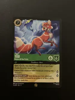 Tod (Knows All The Tricks) (Legendary )- Winterspell 92/204 Disney Lorcana - Image 1