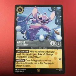 191/204 Angel – Experiment 624 | Winterspell NM | IN HAND | TCG Disney Lorcana - Image 1