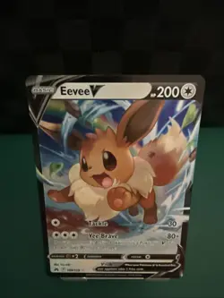 Eevee V 108/159 Ultra Rare 2023 Holo Crown Zenith Pokemon Card NM - Image 2