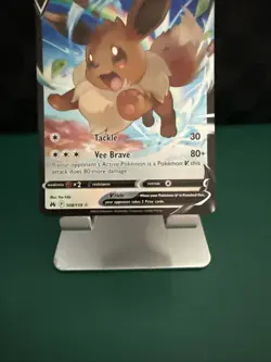Eevee V 108/159 Ultra Rare 2023 Holo Crown Zenith Pokemon Card NM - Image 3