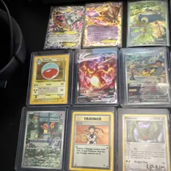 Pokemon TCG Mixed Card Lot Charizard, Mew, Snorlax, Rayquaza, Holo, 1st Edition - Image 1