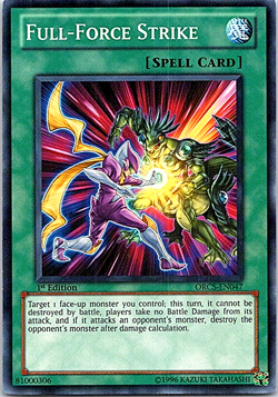 Full-Force Strike ORCS-EN047 Yu-Gi-Oh! Card Light Play 1st Edition - Image 1