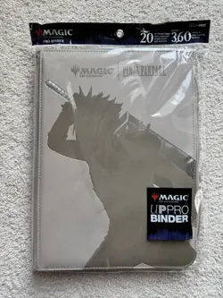 Final Fantasy Pro-Binder Premium Cloud Zippered 9-POCKET Ultra Pro MTG #ML - Image 1