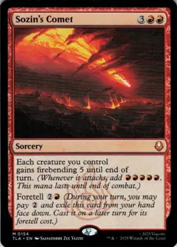 MTG Sozin's Comet (154) | NM | Avatar: The Last Airbender {TLA} - Image 1