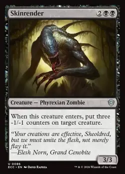 1x Skinrender NM Eng MTG - Lorwyn Eclipsed Commander - Image 1