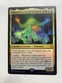 FOIL Omnath, Locus of Creation ~ Zendikar Rising [ NearMint ] [ Magic MTG ] - Image 1