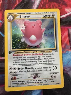 Pokemon Blissey 2/64 Neo Revelation Holo 1st edition - Image 1