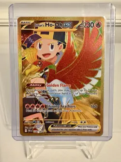Ethan’s Ho-Oh EX 239/182 Hyper Rare Destined Rivals Gold Pokemon TCG NM - Image 1