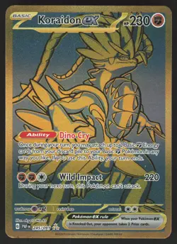 Koraidon ex 245/091 Hyper Rare Pokemon TCG SV: Paldean Fates NM - Image 1