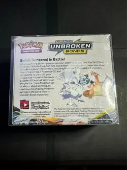 Pokemon TCG Sun & Moon Unbroken Bonds Booster Box Sealed With Plastic Case - Image 3