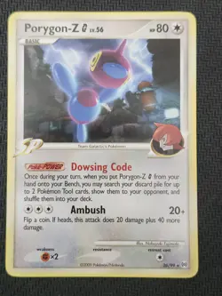 Pokemon Porygon-Z 26/99 Non Holo Platinum Arceus - Image 1