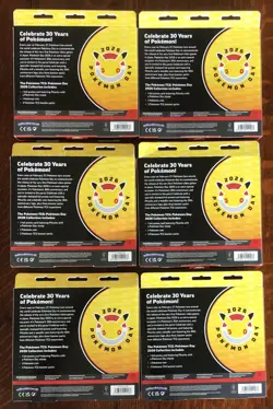 6 x Pokemon TCG: Pokemon Day 2026 - 30th Anniversary Collection Box - New Sealed - Image 2
