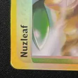 2003 Pokemon EX Sandstorm Nuzleaf #48/100 Reverse Holo - Image 4