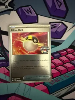 Pokemon TCG - Ultra Ball Trainer (Item) [EUIC LONDON 2026 PROMO STAMP] - Image 1