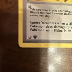 Wizards Pokemon TCG Trainer-Stadium Cinnabar City Gym 1st Ed Uncommon 113/132 - Image 5