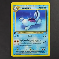 Quagsire 45/111 Neo Genesis First Edition Pokemon TCG VG Condition - Image 1