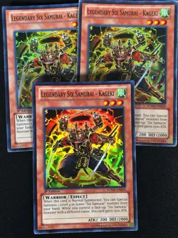 Yugioh Legendary Six Samurai Kageki SDWA-EN018 Super x3 (HP) - Image 1