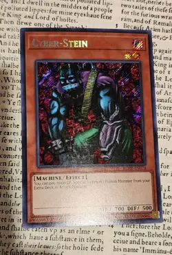 Cyber-Stein BLHR-EN074 Secret Rare 1st Edition Yugioh NM - Image 1
