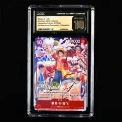 CGC 10 Pristine 2024 ONE PIECE CHN Monkey D Luffy ST10-006 SR - Image 1