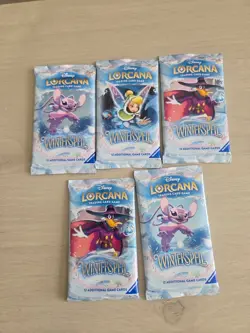 Disney Lorcana Winterspell Booster Packs x5 NEW/SEALED SHIPS NOW - Image 1