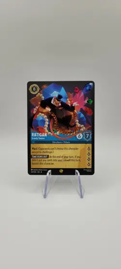 Disnsy Lorcana TCG: Ratigan - Greedy Genius 167/204 Reign of Jafar Regular NM - Image 1