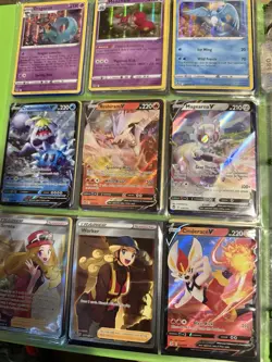 Pokemon TCG GX, V, EX, Holo, Foil, Trainer Card Lot - Pikachu, Dragonite, Arceus - Image 4