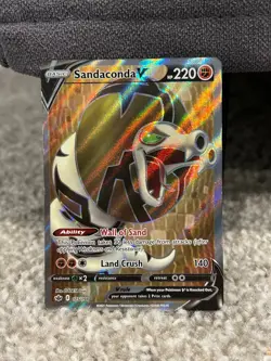 Sandaconda V (Full Art) 175/198 Ultra Rare SWSH06: Chilling Reign Pokemon Card - Image 1