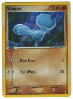 Wooper 79/115 Reverse Holo Stamped Unseen Forces Pokemon Card NM - Image 1