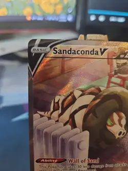 Pokemon TCG Sandaconda v Fusion Strike Holo Full Art Ultra Rare Card 252/264 NM - Image 2