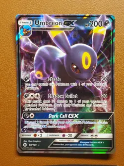 Umbreon GX 80/149 - Sun & Moon Base - Ultra Rare Pokemon Card - Near Mint (NM) - Image 1