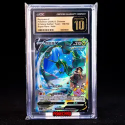 Rayquaza V SR CS4bC-146/132 Pokemon Card Chinese CGC P10 #1 - Image 1