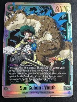 Son Gohan: Youth FB05-054 SR Battle Card - Dragon Ball Super Card Game FB05 - Image 1