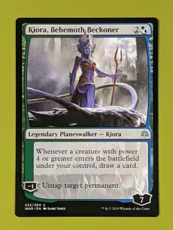 Kiora, Behemoth Beckoner x1 War of the Spark 1x Magic the Gathering MTG - Image 1
