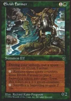 MTG Elvish Farmer Fallen Empires Regular - Image 1