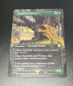 MTG - Timber Protector Borderless - The Lord of the Rings: Tales of Middle-Earth - Image 1