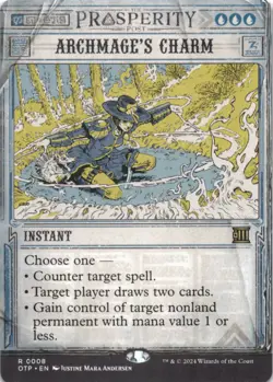 MTG Archmage's Charm Normal NM Outlaws of Thunder Junction: Breaking News Magic - Image 1