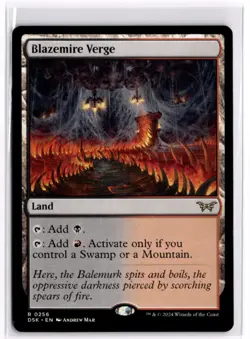 Blazemire Verge Duskmourn: House of Horror 256 LP x1 MTG Magic: the Gathering - Image 1