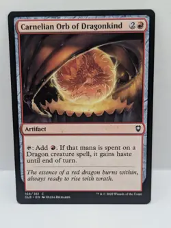 Carnelian Orb of Dragonkind - Battle for Baldur's Gate - Artifact - CLB 166 - Image 1