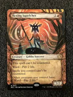 Magic the Gathering MTG - Hexing Squelcher (Showcase) - Lorwyn Eclipsed - Image 1