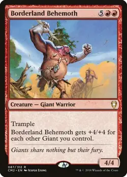 1x Borderland Behemoth NM Eng MTG - Commander Anthology 2 - Image 1