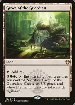 1x Grove of the Guardian NM Eng MTG - GRN guild kit - Image 1