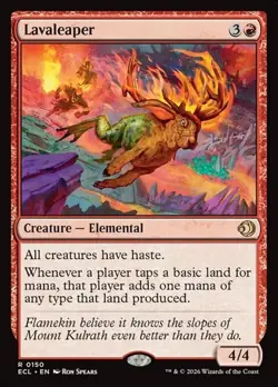 1x Lavaleaper NM Eng MTG - Lorwyn Eclipsed - Image 1