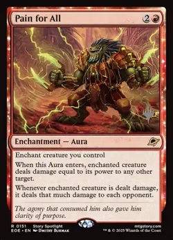 1x Pain for All - Promo NM Eng MTG - Edge of Eternities - Image 1